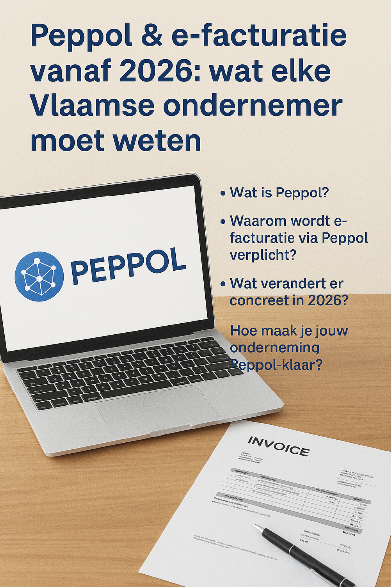 Peppol & e-facturatie vanaf 2026: wat elke Belgische ondernemer moet weten